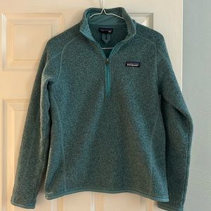 Teal Patagonia Quarter Zip